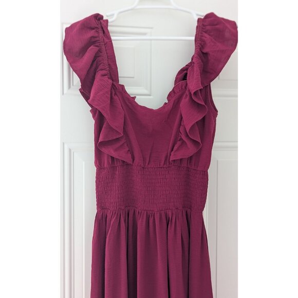 Joyfolie Dawn Dress in Raspberry - Picture 4 of 9
